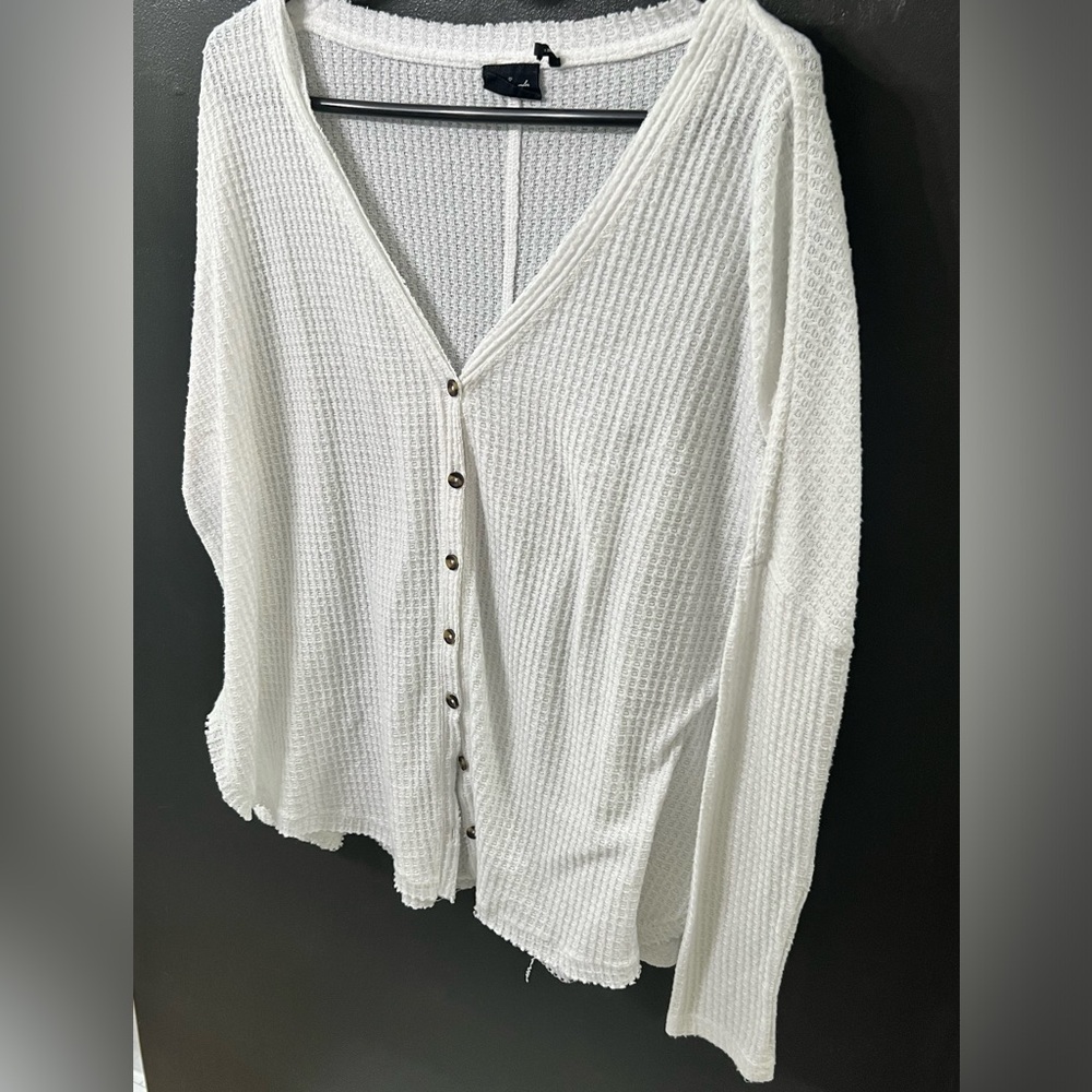 Urban Outfitters Waffle Button down